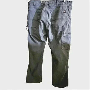DICKIES cargo jeans workwear carpenter pants Gray FLEX Regular Fit  38×30
